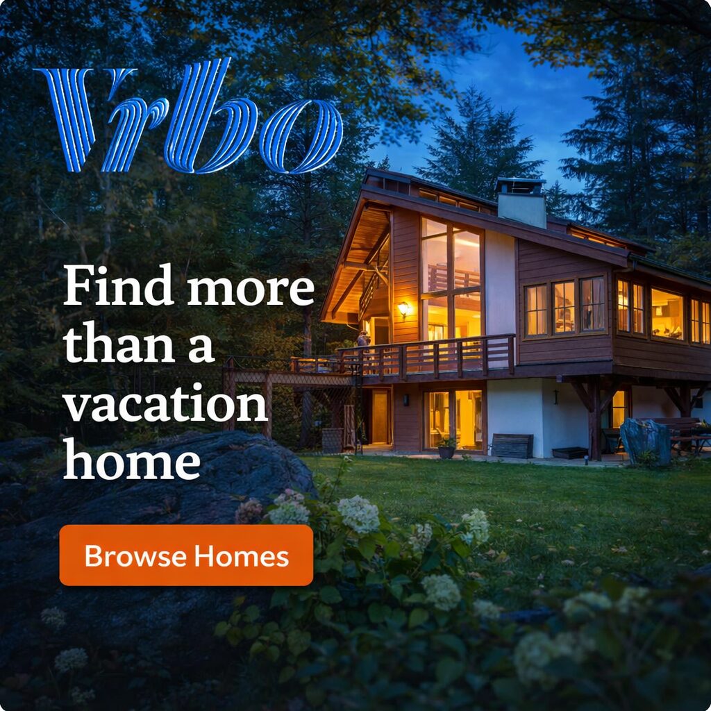 Vrbo Vacation Rentals Banner